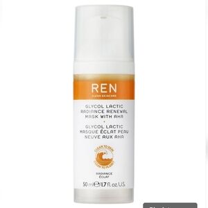 NWT REN glycol lactic radiance renewal mask with AHA 1.7 fl oz